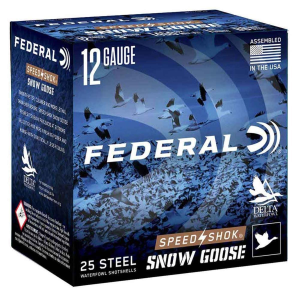 Federal Speed Shok Snow Goose 12 Gauge Shotshells 25 Round Box