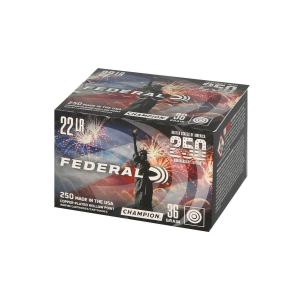 Federal USA 250th Anniversary Champion 22 Long Rifle Rimfire Ammunition 250 ct.