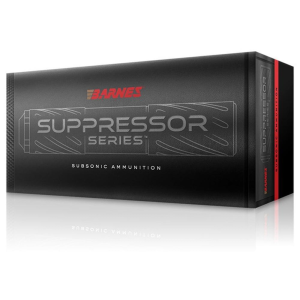 Barnes Bullets Suppressor Series 9mm Handgun Ammunition 20 Round Box