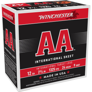 Winchester AA International Target Load 12 Gauge Shotshells 25 Round Box