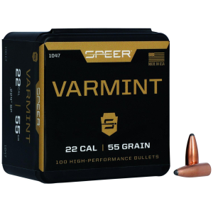 Speer Varmint JSP 22 Caliber Rifle Bullets