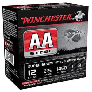Winchester AA Steel Target Load 12 Gauge Shotshells 25 Round Box