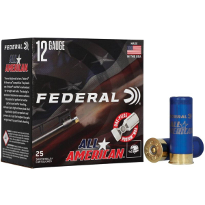 Federal All American 12 Gauge Shotshells 25 Round Box