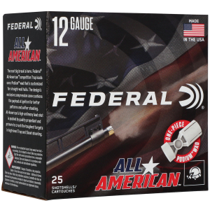 Federal All American 12 Gauge Shotshells 25 Round Box