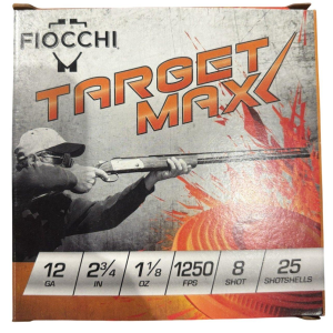 Fiocchi Scheels Exclusive Heavy Target Max 12 Gauge Shotshells 25 Round Box