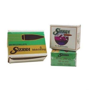 Sierra MatchKing 22 Caliber HP Rifle Bullets