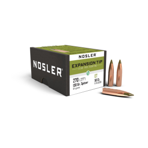 Nosler Expansion Tip Lead Free Bullets 27 Caliber Rifle Bullets