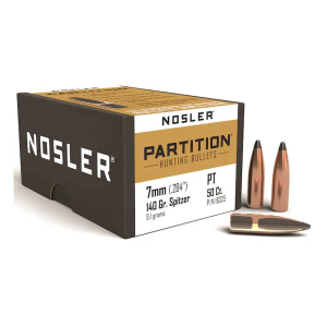 Nosler Partition 28 Caliber Hunting Rifle Bullets