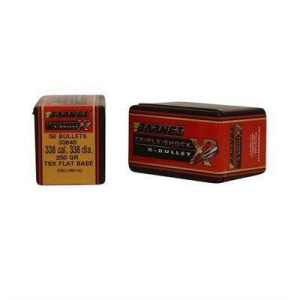 Barnes Bullet 338 cal .338dia. 250gr TSX FB