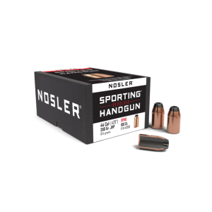 Nosler Sporting Revolver 44 Caliber JHP Handgun Bullets