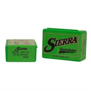 Sierra Varminter 25 Caliber Rifle Bullets