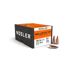 Nosler Ballistic Tip Varmint 20 Caliber Rifle Bullets