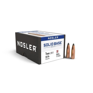 Nosler Solid Base 28 Caliber Rifle Bullets