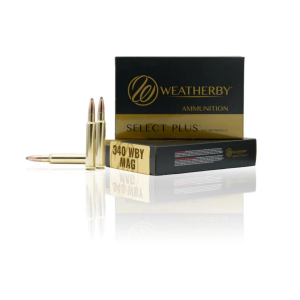Weatherby Select Plus Hornady Interlock 340 Weatherby Magnum Rifle Ammunition 20 Round Box