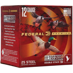 Federal Ultra Steel 12 Gauge Shotshells 25 Round Box
