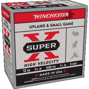 Winchester Super-X HV Upland & Small Game 12 Gauge Shotshells 25 Round Box