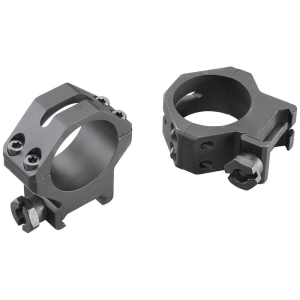Weaver 4-Hole Tactical Picatinny Aluminum Scope Rings - 30mm Medium Matte