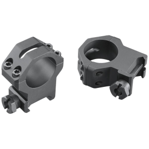Weaver 4-Hole Tactical Picatinny Aluminum Scope Rings - 1" X-High Matte