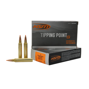 HSM Tipping Point 2 Hornady SST 300 Winchester Magnum Rifle Ammunition 20 Round Box