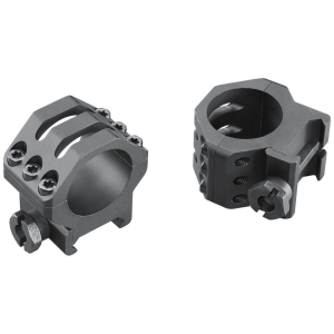 Weaver 6-Hole Picatinny Tactical Scope Rings - 1" Medium Matte