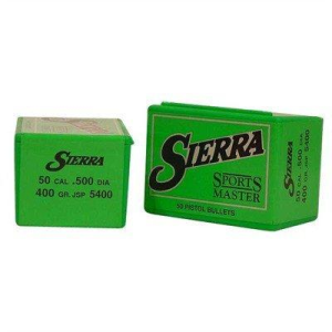 Sierra Sports Master 500 Caliber JSP Handgun Bullets