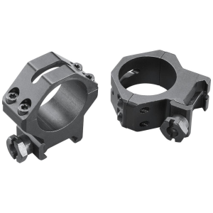 Weaver 4-Hole Skeleton Aluminum Scope Rings - 30mm Medium Matte
