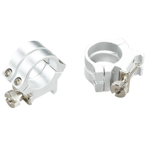 Weaver Quad Lock Detachable Scope Rings 1" High - Silver