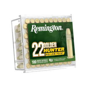 Remington Golden Hunter HP 22 Long Rifle Rimfire Ammunition 100 Round Box