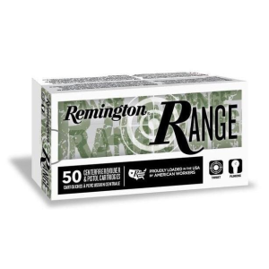Remington Range FMJ 380 ACP Handgun Ammunition 50 Round Box