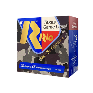Rio Ammo Texas Game Load 12 Gauge Shotshells 25 Round Box