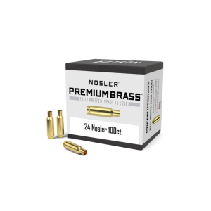 Nosler Custom Premium Unprimed Brass Rifle Cartridge Cases