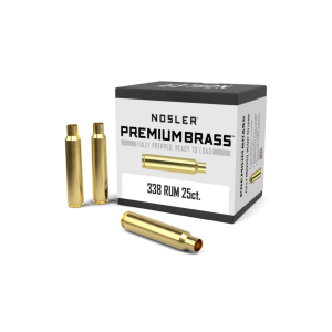 Nosler Custom Premium Unprimed Brass Rifle Cartridge Cases