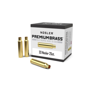 Nosler Custom Premium Unprimed Brass Rifle Cartridge Cases