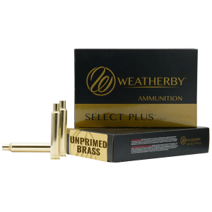Weatherby Brass Unprimed Rifle Cartridge Cases