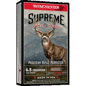 Winchester Supreme Long Range 6.5 Creedmoor Rifle Ammunition 20 Round Box