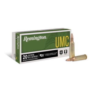 Remington UMC JHP 22-250 Remington Rifle Ammunition 20 Round Box