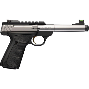 Browning Buck Mark Plus Camper Stainless UFX With Threaded Barrel 22 Long Rifle Pistol
