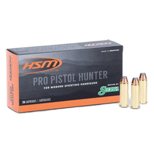 HSM Ammunition Pro Pistol Hunter 41 Remington Magnum Handgun Ammunition 50 Round Box