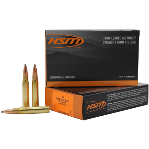 HSM Soft Point 8mm Mauser (8 x 57 mm Mauser) Rifle Ammunition 20 Round Box