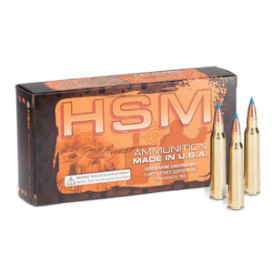 HSM Varmint V-Max 220 Swift Rifle Ammunition 20 Round Box