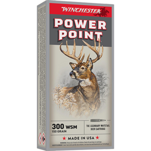 Winchester Super-X Power-Point 300 Winchester Short Magnum Rifle Ammunition 20 Round Box