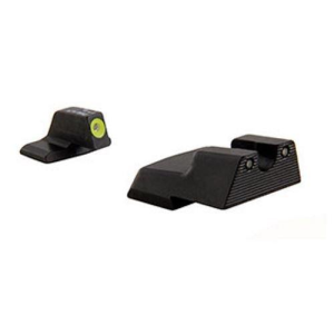 Trijicon HD XR Night Sights for H&K .45C, P30, VP9 (Excluding VP9 Optics Ready), Yellow Rear