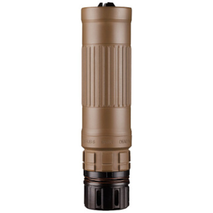 Dead Air Silencers Dead Air Lazarus 6 6mm 6.42" FDE Suppressor w/KeyMo Adapter & DA115 1/2"x28 KeyMicro 3Prong Flash Hider (NFA) LZ6KMFDE