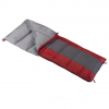 Wenzel Lakeside 40 Degree Sleeping Bag, Red/Gray, 78 In X 33 In