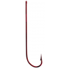 Tru Turn Ultra Sharp Hook, Needle Point, 1 X Long Shank Light Wire, Blood Red, Size 8, 5 Per Pack