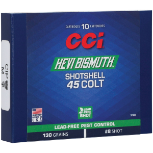 Pest Control Bismuth Shotshell, 45 Colt, 8 Shot, 1050 fps