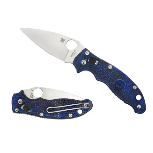 Spyderco Manix 2 Knife - Lightweight Trans Blue - One Size