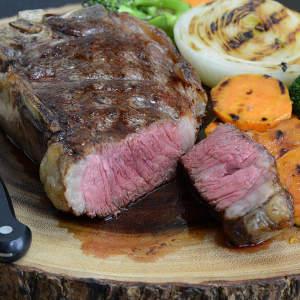 Wagyu Bone-In Strip Loin, MS3, Cut To Order