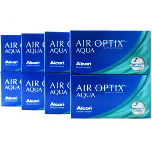 CIBA Vision Air Optix Aqua 8-Box Monthly Contacts