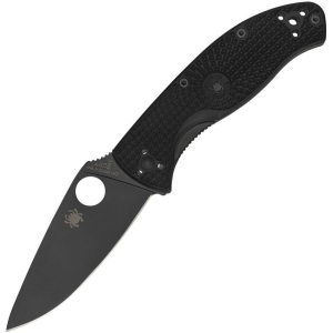 Spyderco 122PBBK Tenacious Black Knife Black Handles